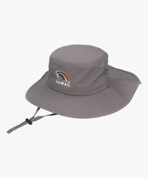 OVERRIDE(オーバーライド)の「UNIVERSITY OF HAWAII POLY SHADE HAT / カレッジ(ハット・レディース・グリーン/グレー/ブラック・58cm)」の2枚目の写真