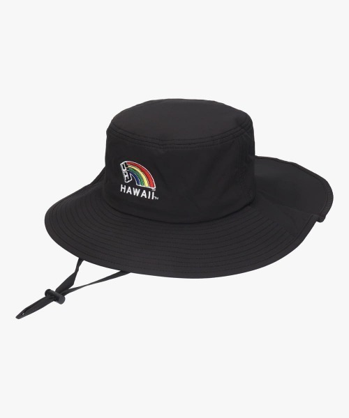 OVERRIDE(オーバーライド)の「UNIVERSITY OF HAWAII POLY SHADE HAT / カレッジ(ハット・レディース・グリーン/グレー/ブラック・58cm)」の1枚目の写真