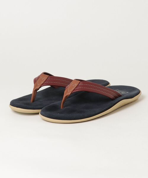 ISLAND SLIPPER（アイランドスリッパ）の「【T17】【ISLAND SLIPPER（アイランドスリッパ）】Men’ｓ Multi Color Suede Sandal（サンダル・メンズ・アーミー/ダークベージュ/ネイビー・9/7）」の3枚目の写真