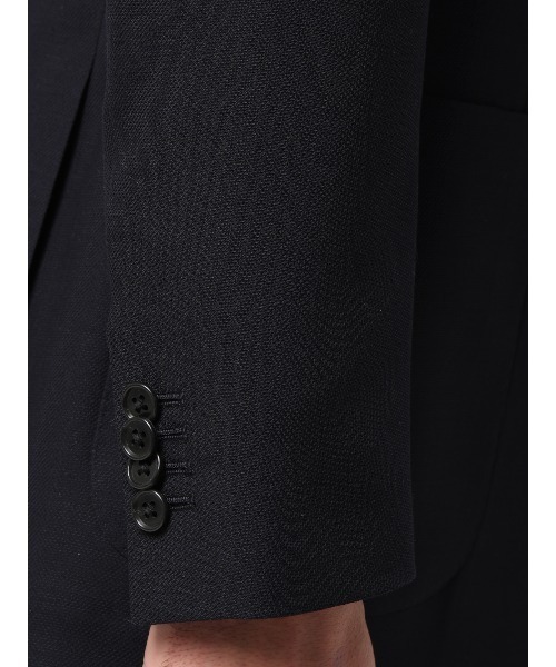 SUIT SQUARE(スーツスクエア)の「ジャケット ウォッシャブル ウールポリエステル 無地(テーラードジャケット・メンズ・ネイビー・175cm-ややがっしり(AB体)/175cm-普通(A体)/170cm-ややがっしり(AB体)/170cm-普通(A体)/165cm-普通(A体))」の8枚目の写真