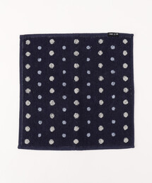 COMME CA ISM（コムサイズム）の「配色リズムドット柄 タオルハンカチ（ハンカチ/ハンドタオル）」