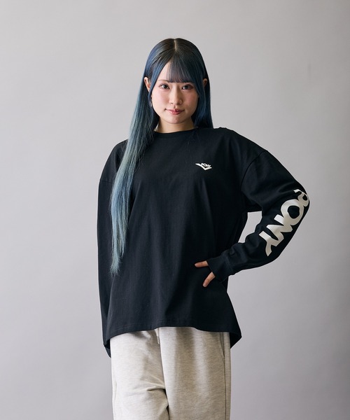 PONY(ポニー)の「【PONY】別注 プリント 別注 長袖Tシャツ(Tシャツ/カットソー・メンズ・ホワイト/ブラック/ホワイト系1/ホワイト系/ブラック系/ブラック系1・MEDIUM/SMALL/X-LARGE/LARGE)」の6枚目の写真