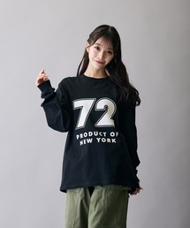 PONY（ポニー）の「【PONY】別注 プリント 別注 長袖Tシャツ（Tシャツ/カットソー）」