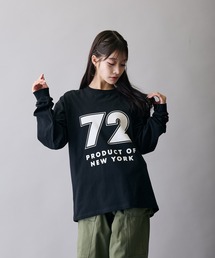 PONY（ポニー）の「【PONY】別注 プリント 別注 長袖Tシャツ（Tシャツ/カットソー）」