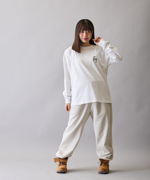 PONY(ポニー)の「【PONY】別注 プリント 別注 長袖Tシャツ(Tシャツ/カットソー・メンズ・ホワイト/ブラック/ホワイト系1/ホワイト系/ブラック系/ブラック系1・MEDIUM/SMALL/X-LARGE/LARGE)」の11枚目の写真