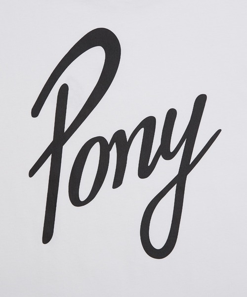PONY(ポニー)の「【PONY】別注 プリント 別注 長袖Tシャツ(Tシャツ/カットソー・メンズ・ホワイト/ブラック/ホワイト系1/ホワイト系/ブラック系/ブラック系1・MEDIUM/SMALL/X-LARGE/LARGE)」の19枚目の写真