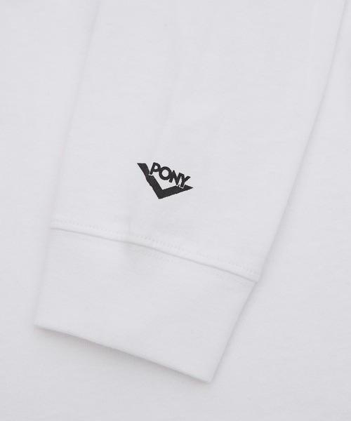 PONY(ポニー)の「【PONY】別注 プリント 別注 長袖Tシャツ(Tシャツ/カットソー・メンズ・ホワイト/ブラック/ホワイト系1/ホワイト系/ブラック系/ブラック系1・MEDIUM/SMALL/X-LARGE/LARGE)」の20枚目の写真