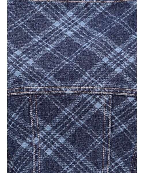 EMODA(エモダ)の「サイドレースアップデニムビスチェ(タンクトップ・レディース・ライトブルー/インディゴブルー/ブラウン・FREE)」の10枚目の写真