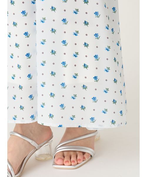 FRAY I.D（フレイアイディー）の「【LIBERTY×FRAY I.D】パフスリーブワンピース（ワンピース・レディース・ホワイト/ネイビー/グリーン・1/0）」の13枚目の写真