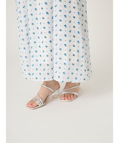 FRAY I.D（フレイアイディー）の「【LIBERTY×FRAY I.D】パフスリーブワンピース（ワンピース・レディース・ホワイト/ネイビー/グリーン・1/0）」の14枚目の写真