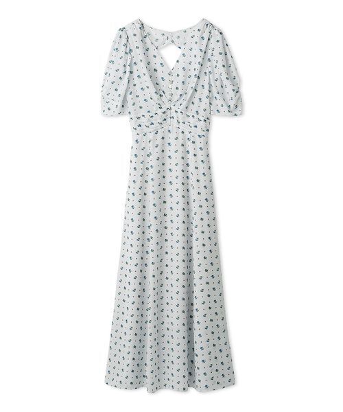 FRAY I.D（フレイアイディー）の「【LIBERTY×FRAY I.D】パフスリーブワンピース（ワンピース・レディース・ホワイト/ネイビー/グリーン・1/0）」の20枚目の写真