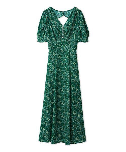 FRAY I.D（フレイアイディー）の「【LIBERTY×FRAY I.D】パフスリーブワンピース（ワンピース・レディース・ホワイト/ネイビー/グリーン・1/0）」の22枚目の写真