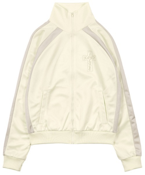 FANCY CLUB(ファンシークラブ)の「A'GEM/9 × .kom 『FANCY CLUB/ファンシークラブ』 FROSS GLOSSY TRACK TOP/フロス グロッシー トラックジャケット(その他アウター・レディース・アイボリー/カーキ/ライトブルー・FREE)」の13枚目の写真
