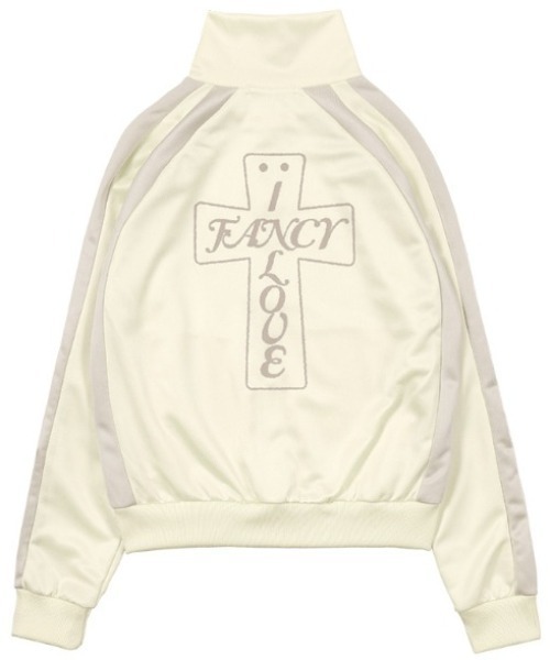 FANCY CLUB(ファンシークラブ)の「A'GEM/9 × .kom 『FANCY CLUB/ファンシークラブ』 FROSS GLOSSY TRACK TOP/フロス グロッシー トラックジャケット(その他アウター・レディース・アイボリー/カーキ/ライトブルー・FREE)」の14枚目の写真
