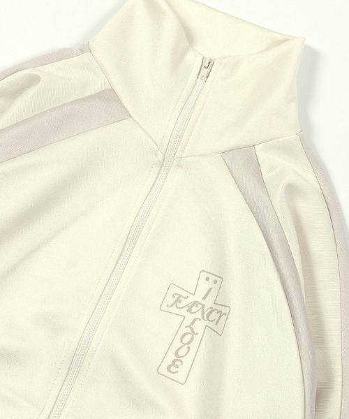 FANCY CLUB(ファンシークラブ)の「A'GEM/9 × .kom 『FANCY CLUB/ファンシークラブ』 FROSS GLOSSY TRACK TOP/フロス グロッシー トラックジャケット(その他アウター・レディース・アイボリー/カーキ/ライトブルー・FREE)」の15枚目の写真