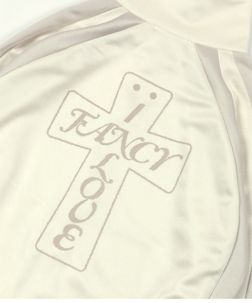 FANCY CLUB(ファンシークラブ)の「A'GEM/9 × .kom 『FANCY CLUB/ファンシークラブ』 FROSS GLOSSY TRACK TOP/フロス グロッシー トラックジャケット(その他アウター・レディース・アイボリー/カーキ/ライトブルー・FREE)」の17枚目の写真