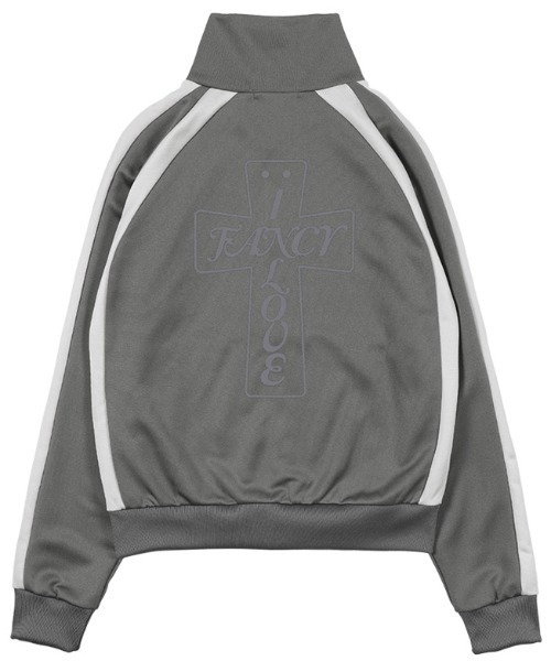 FANCY CLUB(ファンシークラブ)の「A'GEM/9 × .kom 『FANCY CLUB/ファンシークラブ』 FROSS GLOSSY TRACK TOP/フロス グロッシー トラックジャケット(その他アウター・レディース・アイボリー/カーキ/ライトブルー・FREE)」の9枚目の写真