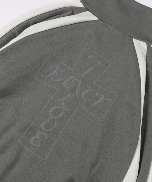 FANCY CLUB(ファンシークラブ)の「A'GEM/9 × .kom 『FANCY CLUB/ファンシークラブ』 FROSS GLOSSY TRACK TOP/フロス グロッシー トラックジャケット(その他アウター・レディース・アイボリー/カーキ/ライトブルー・FREE)」の12枚目の写真