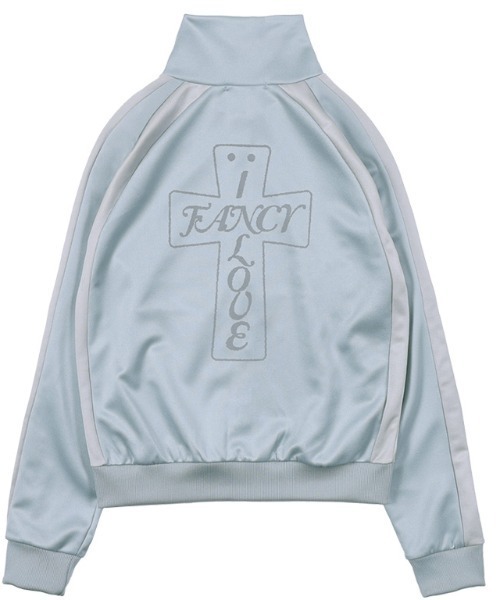 FANCY CLUB(ファンシークラブ)の「A'GEM/9 × .kom 『FANCY CLUB/ファンシークラブ』 FROSS GLOSSY TRACK TOP/フロス グロッシー トラックジャケット(その他アウター・レディース・アイボリー/カーキ/ライトブルー・FREE)」の19枚目の写真