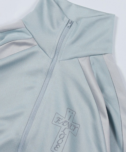 FANCY CLUB(ファンシークラブ)の「A'GEM/9 × .kom 『FANCY CLUB/ファンシークラブ』 FROSS GLOSSY TRACK TOP/フロス グロッシー トラックジャケット(その他アウター・レディース・アイボリー/カーキ/ライトブルー・FREE)」の20枚目の写真