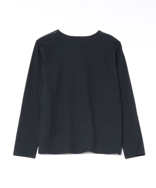 ARCHIVER(アーカイバ)の「【S】【it】【blancvert】コットンロングスリーブT(Tシャツ/カットソー・レディース・ホワイト/ネイビー・36/38)」の3枚目の写真