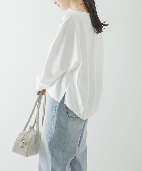 URBAN RESEARCH（アーバンリサーチ）の「ダンボールドルマントップス（スウェット・レディース・ネイビー/オフホワイト・FREE）」の3枚目の写真