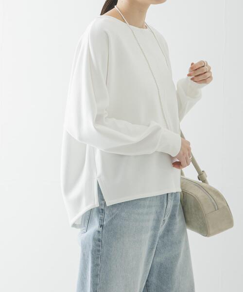 URBAN RESEARCH（アーバンリサーチ）の「ダンボールドルマントップス（スウェット・レディース・ネイビー/オフホワイト・FREE）」の5枚目の写真