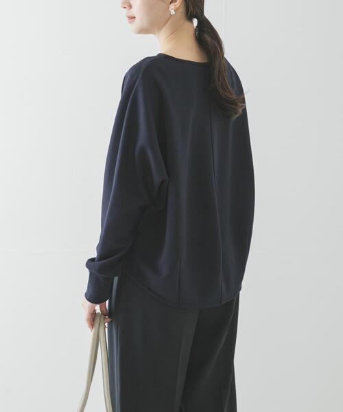 URBAN RESEARCH（アーバンリサーチ）の「ダンボールドルマントップス（スウェット・レディース・ネイビー/オフホワイト・FREE）」の13枚目の写真