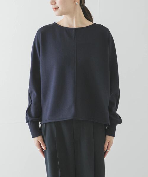 URBAN RESEARCH（アーバンリサーチ）の「ダンボールドルマントップス（スウェット・レディース・ネイビー/オフホワイト・FREE）」の17枚目の写真