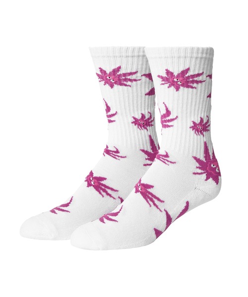 HUF（ハフ）の「GREEN BUDDY EXHALE SOCKS（ソックス/靴下・メンズ・ブラック/ホワイト・O/S）」の2枚目の写真