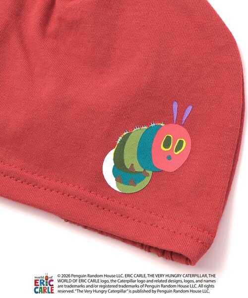 SLAP SLIP BABY(スラップスリップベビー)の「【絵本コラボ-はらぺこあおむし-】無地&チェック柄パンツ+帽子セットベビー(70~80cm)(その他ベビーウェア・キッズ・グリーン系その他/レッド系その他・FREE)」の13枚目の写真