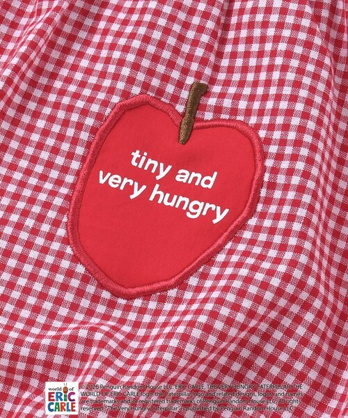 SLAP SLIP BABY(スラップスリップベビー)の「【絵本コラボ-はらぺこあおむし-】無地&チェック柄パンツ+帽子セットベビー(70~80cm)(その他ベビーウェア・キッズ・グリーン系その他/レッド系その他・FREE)」の8枚目の写真