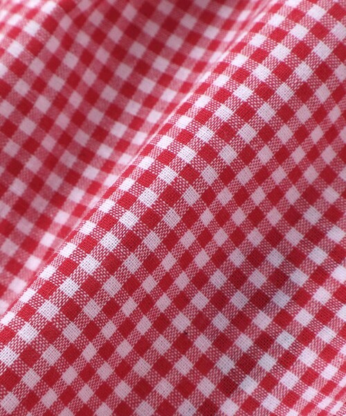 SLAP SLIP BABY(スラップスリップベビー)の「【絵本コラボ-はらぺこあおむし-】無地&チェック柄パンツ+帽子セットベビー(70~80cm)(その他ベビーウェア・キッズ・グリーン系その他/レッド系その他・FREE)」の4枚目の写真