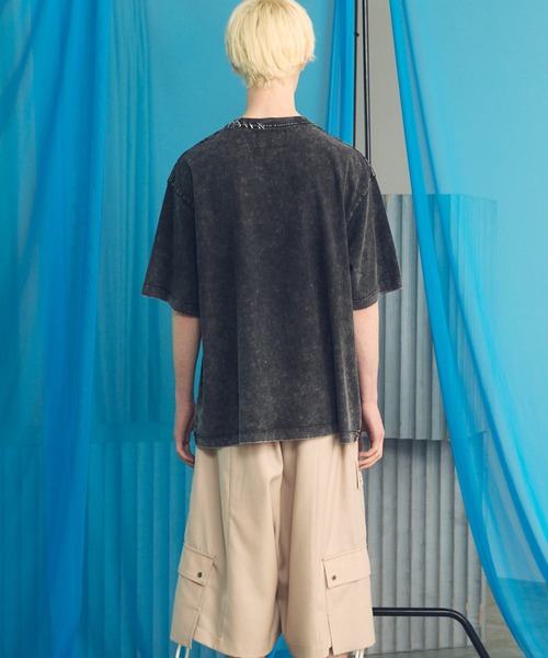 MAISON SPECIAL(メゾンスペシャル)の「《UNISEX》Fade Abstract Hand-Printed Prime-Over Stitched Crew Neck T-shirt/フェードアブストラクトハンドプリントプライムオーバーステッチクルーネックTシャツ【MAISON SPECIAL/メゾンスペシャル】(Tシャツ/カットソー・メンズ・その他1/グレー/チャコールグレー・0/1/2)」の17枚目の写真