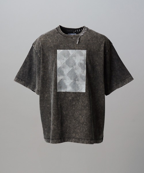 MAISON SPECIAL(メゾンスペシャル)の「《UNISEX》Fade Abstract Hand-Printed Prime-Over Stitched Crew Neck T-shirt/フェードアブストラクトハンドプリントプライムオーバーステッチクルーネックTシャツ【MAISON SPECIAL/メゾンスペシャル】(Tシャツ/カットソー・メンズ・その他1/グレー/チャコールグレー・0/1/2)」の20枚目の写真