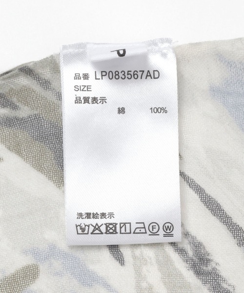 LEPSIM(レプシィム)の「コットン総柄スカーフ 634391(ストール/ショール・レディース・ライトブルー/ライトグレー・ONE SIZE)」の10枚目の写真