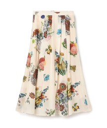 CABaN（キャバン）の「シルク BOUQUETプリント フレアスカート（スカート）」