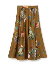 CABaN（キャバン）の「シルク BOUQUETプリント フレアスカート（スカート）」