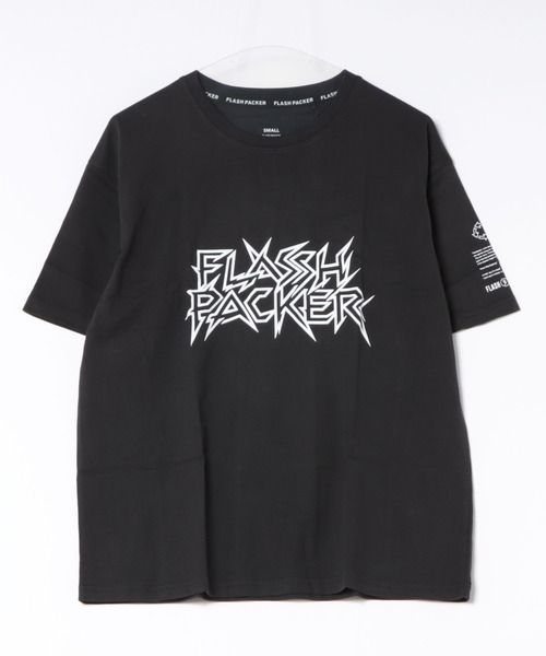 FLASH PACKER(フラッシュパッカー)の「FLASH PACKER フラッシュパッカー/ Dry Silky Cotton パンクロゴ 半袖Tシャツ ボックスシルエット ユニセックス // XT-EDGY(Tシャツ/カットソー・メンズ・ホワイト/ブラック・MEDIUM/LARGE/X-LARGE/SMALL)」の13枚目の写真