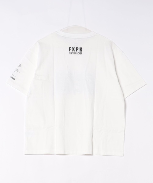 FLASH PACKER(フラッシュパッカー)の「FLASH PACKER フラッシュパッカー/ Dry Silky Cotton パンクロゴ 半袖Tシャツ ボックスシルエット ユニセックス // XT-EDGY(Tシャツ/カットソー・メンズ・ホワイト/ブラック・MEDIUM/LARGE/X-LARGE/SMALL)」の16枚目の写真