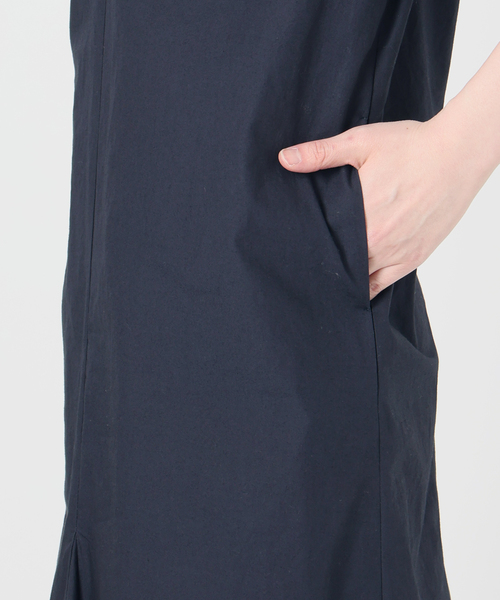 VERMEIL par iena（ヴェルメイユパーイエナ）の「Cotton Linen Flare Dress（ワンピース・レディース・ネイビー/ホワイト・38/36）」の17枚目の写真