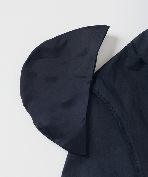 VERMEIL par iena（ヴェルメイユパーイエナ）の「Cotton Linen Flare Dress（ワンピース・レディース・ネイビー/ホワイト・38/36）」の20枚目の写真