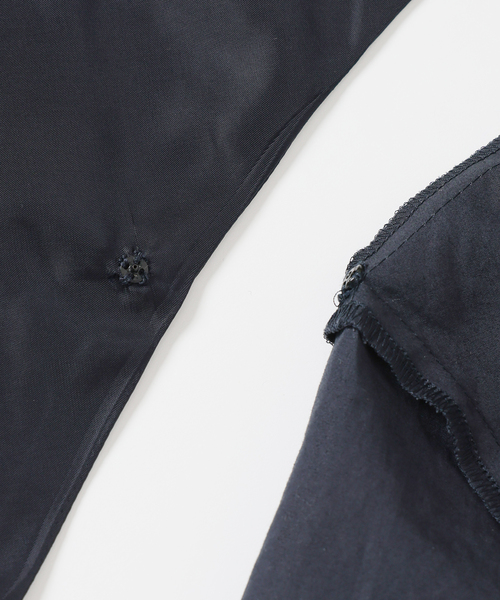 VERMEIL par iena(ヴェルメイユパーイエナ)の「Cotton Linen Flare Dress(ワンピース・レディース・ネイビー/ホワイト・38/36)」の16枚目の写真