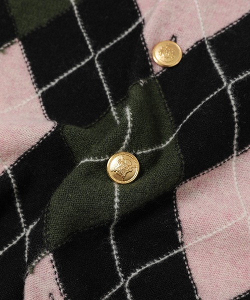 MASU(エムエーエスユー)の「DIAMOND SCRAPED CARDIGAN(カーディガン/ボレロ・メンズ・ピンク系その他/グリーン系その他/イエロー系その他・48/46)」の10枚目の写真