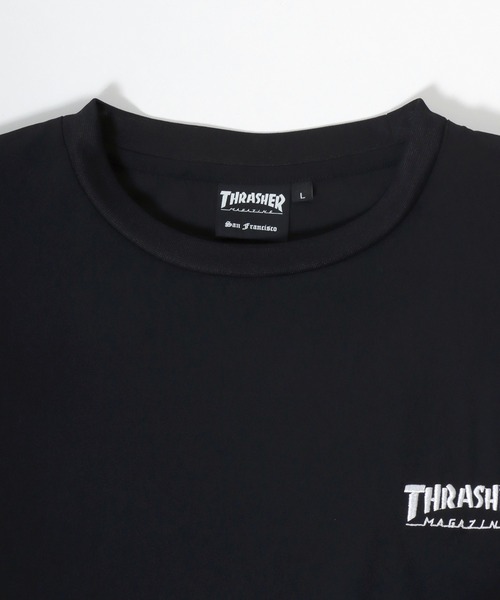 THRASHER（スラッシャー）の「2026SS THRASHER/スラッシャー ナイロンストレッチ ワンポイント刺繍 ドローコード オーバーサイズ 半袖Tシャツ メンズ レディース（Tシャツ/カットソー・メンズ・ブラック/グレイッシュベージュ/ブラウン・LL/L/M）」の17枚目の写真