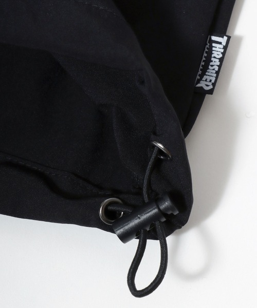 THRASHER（スラッシャー）の「2026SS THRASHER/スラッシャー ナイロンストレッチ ワンポイント刺繍 ドローコード オーバーサイズ 半袖Tシャツ メンズ レディース（Tシャツ/カットソー・メンズ・ブラック/グレイッシュベージュ/ブラウン・LL/L/M）」の20枚目の写真