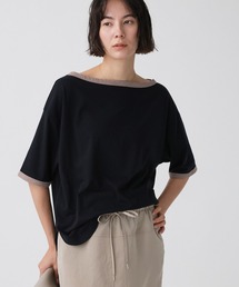 BABYLONE | バイカラーカットソー/マシンウォッシャブル(Tシャツ/カットソー)