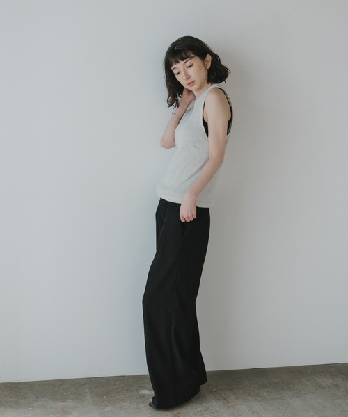 Calvin Klein(カルバン・クライン)の「Calvin Klein/カルバンクライン SL MONOGRAM PATCH WAFFLE RACER TANK 2026年 夏 夏服(タンクトップ・レディース・ネイビー/アイボリー・XS/S/M)」の19枚目の写真