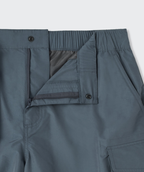 MUSINSA STANDARD（ムシンサスタンダード）の「[シティレジャー] NPベルト付きカーゴショーツ [ブルーグレー]（その他パンツ・メンズ・その他・26/27/28/29/30/31/32/33/34/36/38/40/42）」の4枚目の写真