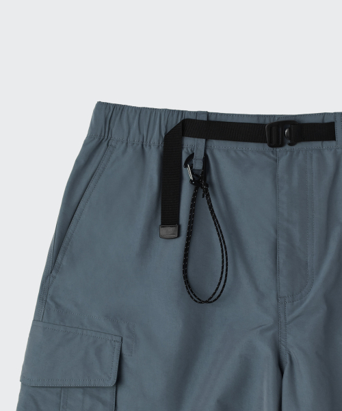 MUSINSA STANDARD（ムシンサスタンダード）の「[シティレジャー] NPベルト付きカーゴショーツ [ブルーグレー]（その他パンツ・メンズ・その他・26/27/28/29/30/31/32/33/34/36/38/40/42）」の5枚目の写真
